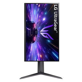 Frontansicht mit um 90 Grad gedrehtem Display im Portrait-Modus