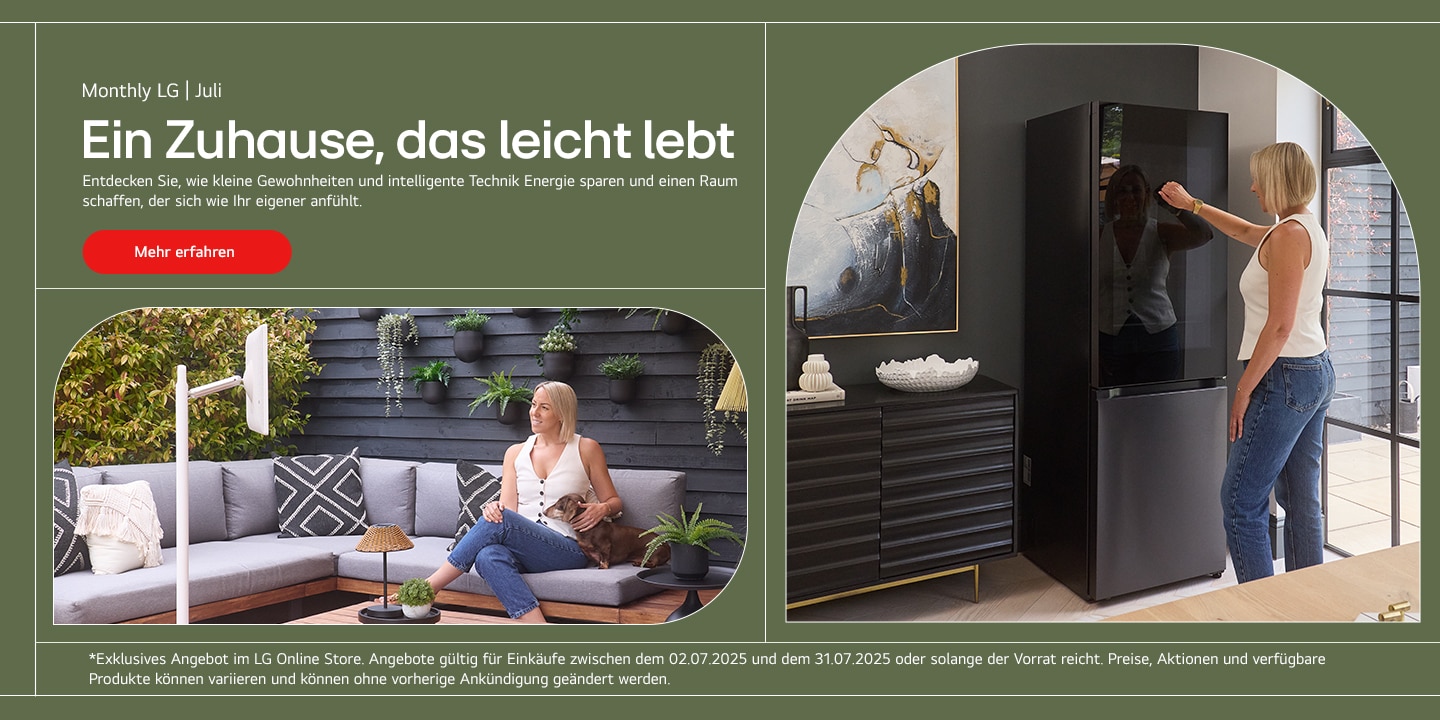 Bilder mit LG-Haushaltsgeräten