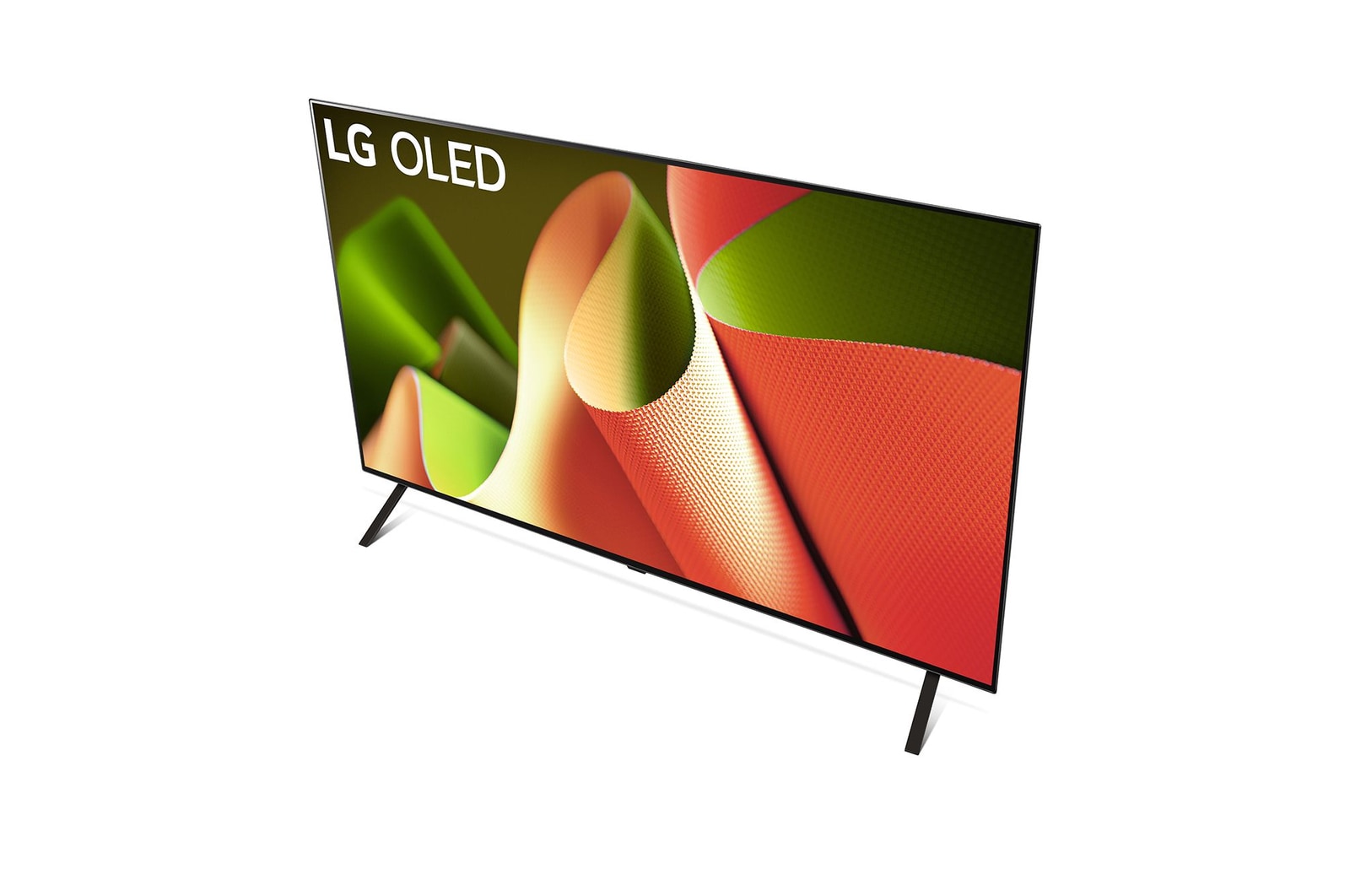 Schräge Ansicht des LG OLED TV B4 von oben