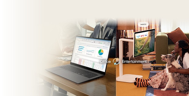 2‑in‑1 Smart Monitor 