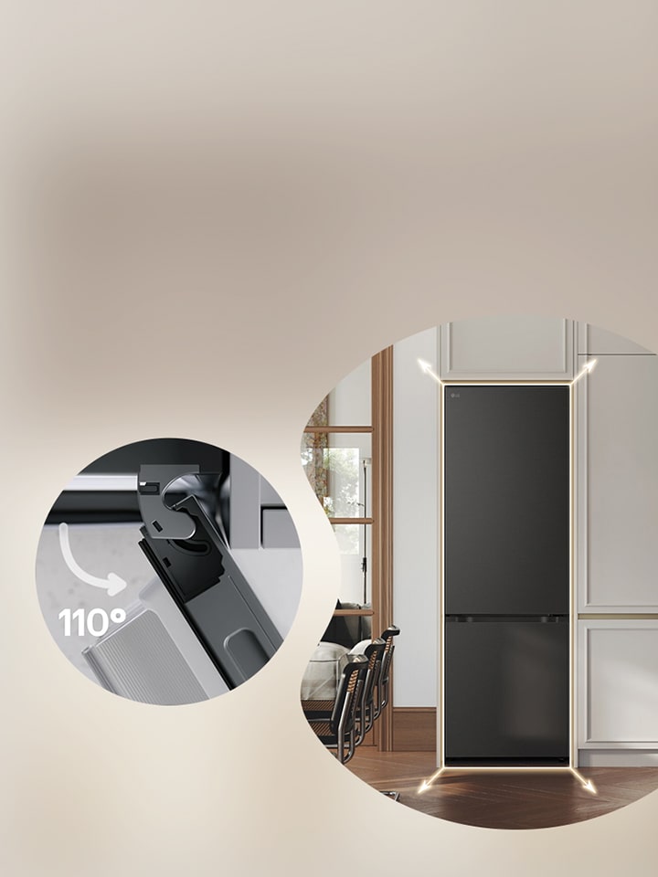 Die LG Fit&Max Kühl-/Gefrierkombinationen vereinen elegantes Design mit cleverer Funktionalität