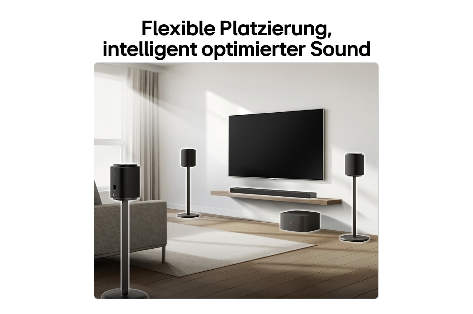 LG Sound Suite W7 | Dolby Atmos FlexConnect | Tiefbass, W7