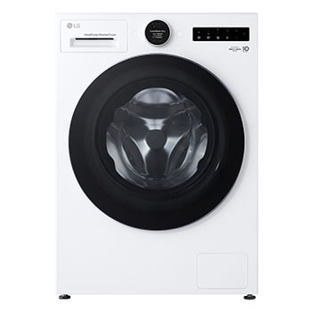 Vorderseite von Waschtrockner Weiß (EEK A/A, 11 kg / 6 kg, 1.350 U./Min.) mit AI Wash+Dry & TurboWash+Dry | HPWD116A HPWD116A