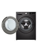 LG Waschmaschine mit 9 kg Kapazität | EKK A | 1400 U./Min. | Platinum Black mit schwarzem Bullaugenring | F4WR709YB, F4WR709YB, F4WR709YB