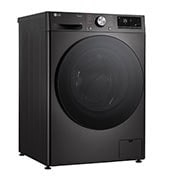 LG Waschmaschine mit 9 kg Kapazität | EKK A | 1400 U./Min. | Platinum Black mit schwarzem Bullaugenring | F4WR709YB, F4WR709YB, F4WR709YB