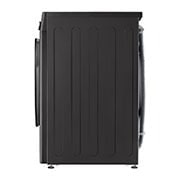 LG Waschmaschine mit 9 kg Kapazität | EKK A | 1400 U./Min. | Platinum Black mit schwarzem Bullaugenring | F4WR709YB, F4WR709YB, F4WR709YB