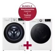 Vorderseite von Waschmaschine (10,5 kg, 1.560 U./Min.) und Trockner (10 kg) im Set | F6W105A.V9AYXT F6W105A.V9AYXT