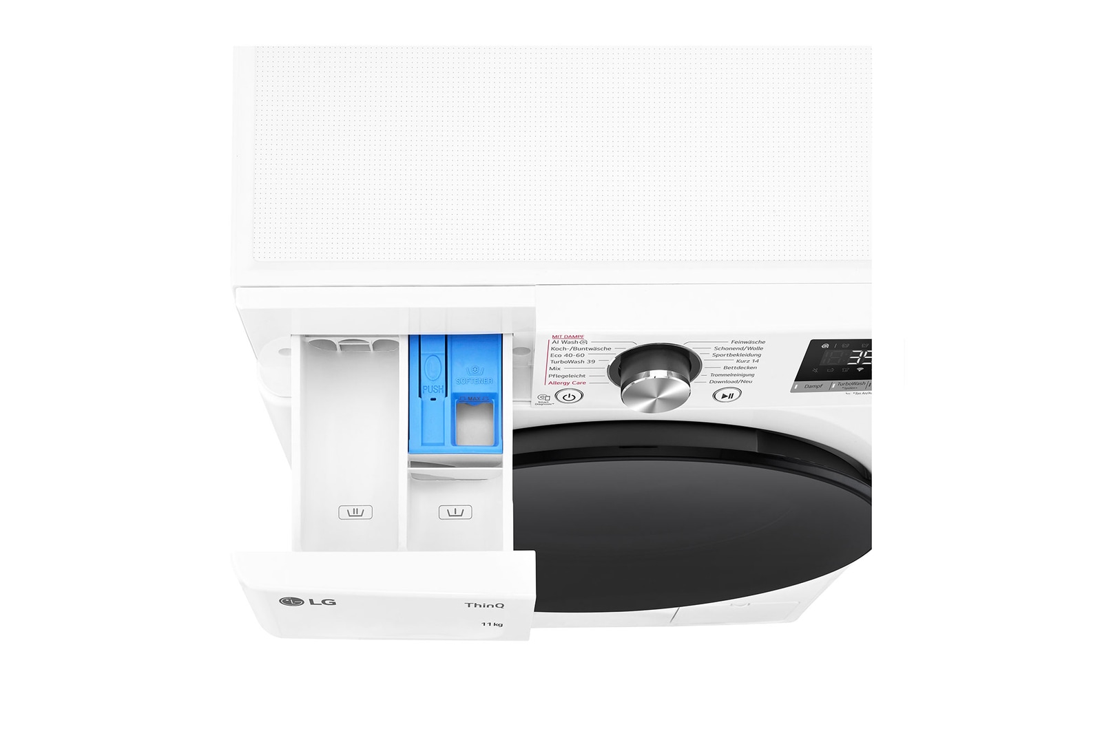 top prospective view tray 