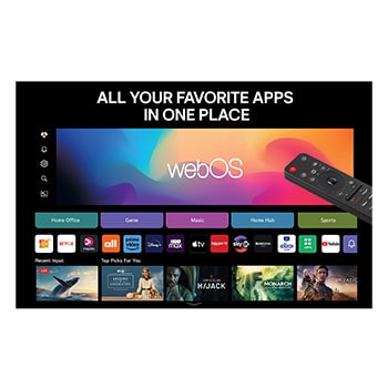 75” LG NanoCell AI NANO80 4k Smart TV 2025 web os