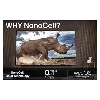 75” LG NanoCell AI NANO80 4k Smart TV 2025 USB