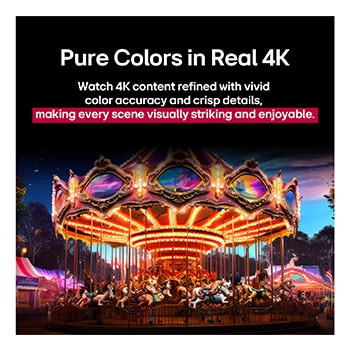 75” LG NanoCell AI NANO80 4k Smart TV 2025 pure color