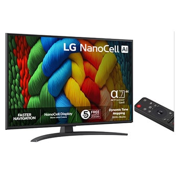 43” LG NanoCell AI NANO81 4k Smart TV 2025