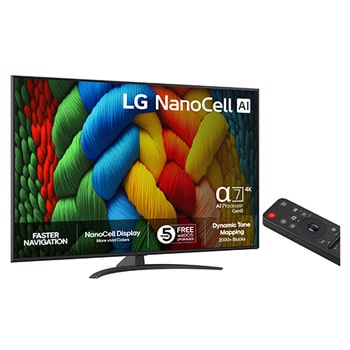 50” LG NanoCell AI NANO81 4k Smart TV 2025