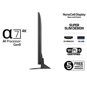 50” LG NanoCell AI NANO81 4k Smart TV 2025