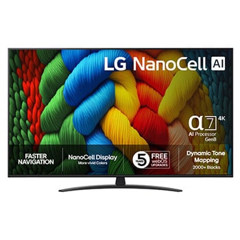55” LG NanoCell AI NANO81 4k Smart TV 2025