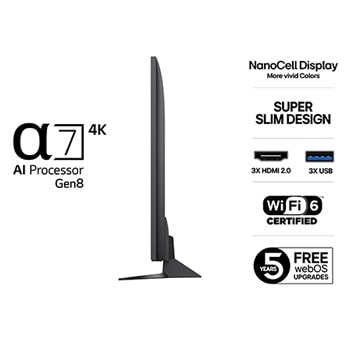 55” LG NanoCell AI NANO81 4k Smart TV 2025