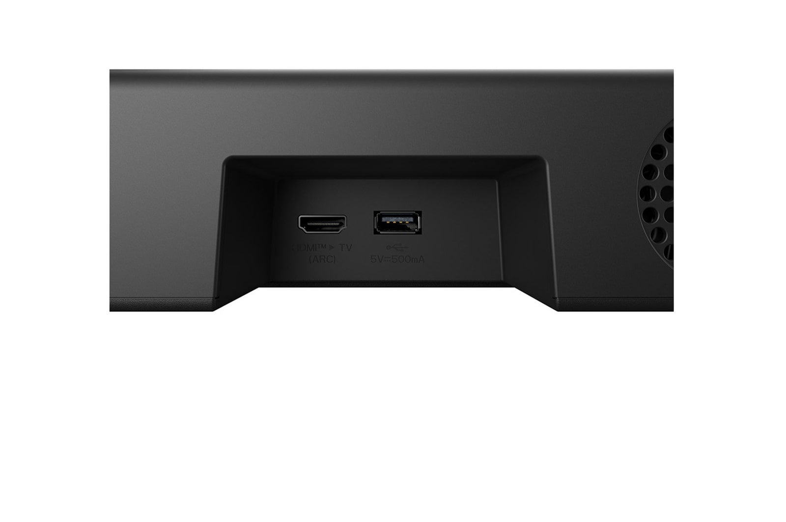 cable ports close-up