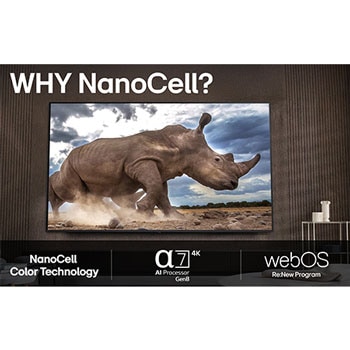 55” LG NanoCell AI NANO82 4k Smart TV 2025