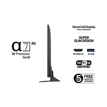 55” LG NanoCell AI NANO82 4k Smart TV 2025