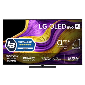 LG 65" OLED evo AI G5 4K Smart TV 2025