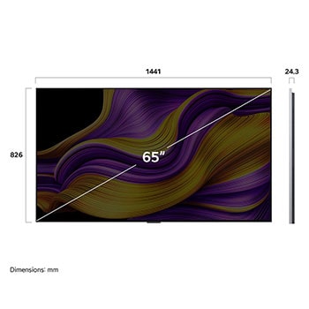 LG 65" OLED evo AI G5 4K Smart TV 2025