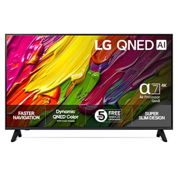 43 " LG QNED AI QNED70 4K Smart TV 2025
