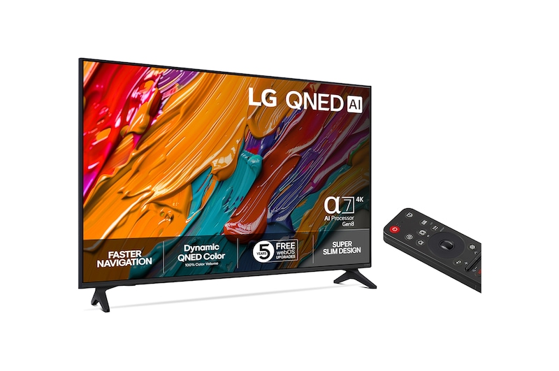 75" LG QNED AI QNED70 4K Smart TV 2025