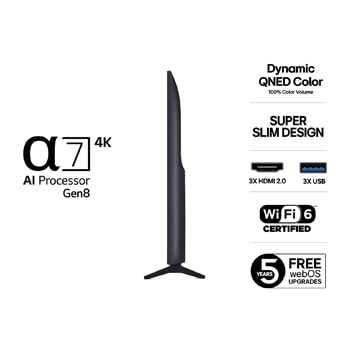55" LG QNED AI QNED70 4K Smart TV 2025