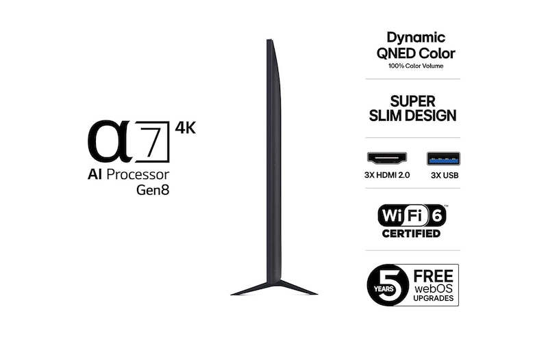 86" LG QNED AI QNED7E 4K Smart TV 2025