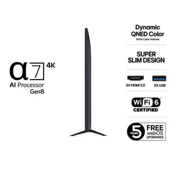 86" LG QNED AI QNED7E 4K Smart TV 2025
