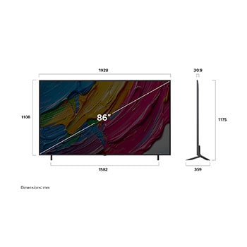LG QNED AI QNED80 4K Smart TV 2025