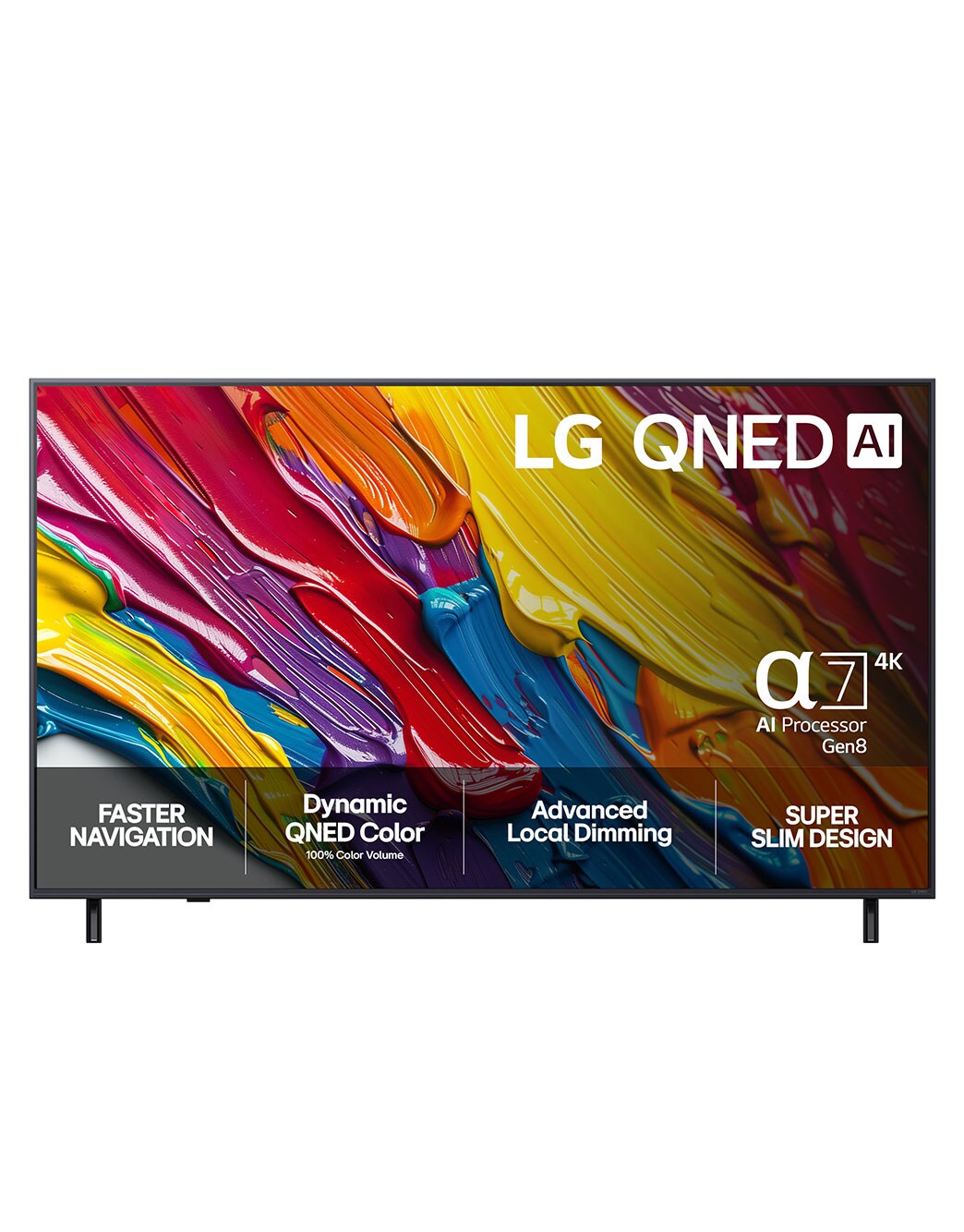 LG 65 tomme QNED AI QNED82 4K Smart TV 65QNED82A6B.AEU | LG DK