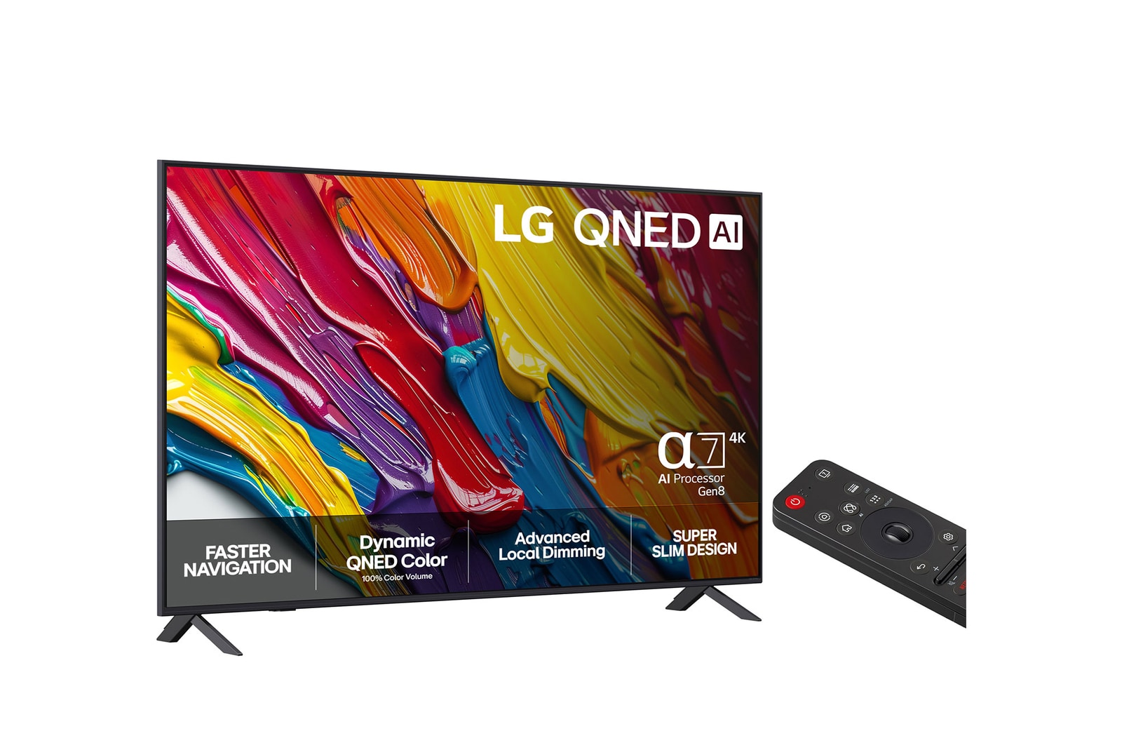 LG 65"  QNED AI QNED82 4K Smart TV 2025, 65QNED82A6B
