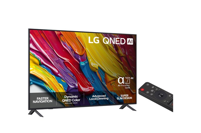 LG 65"  QNED AI QNED82 4K Smart TV 2025, 65QNED82A6B