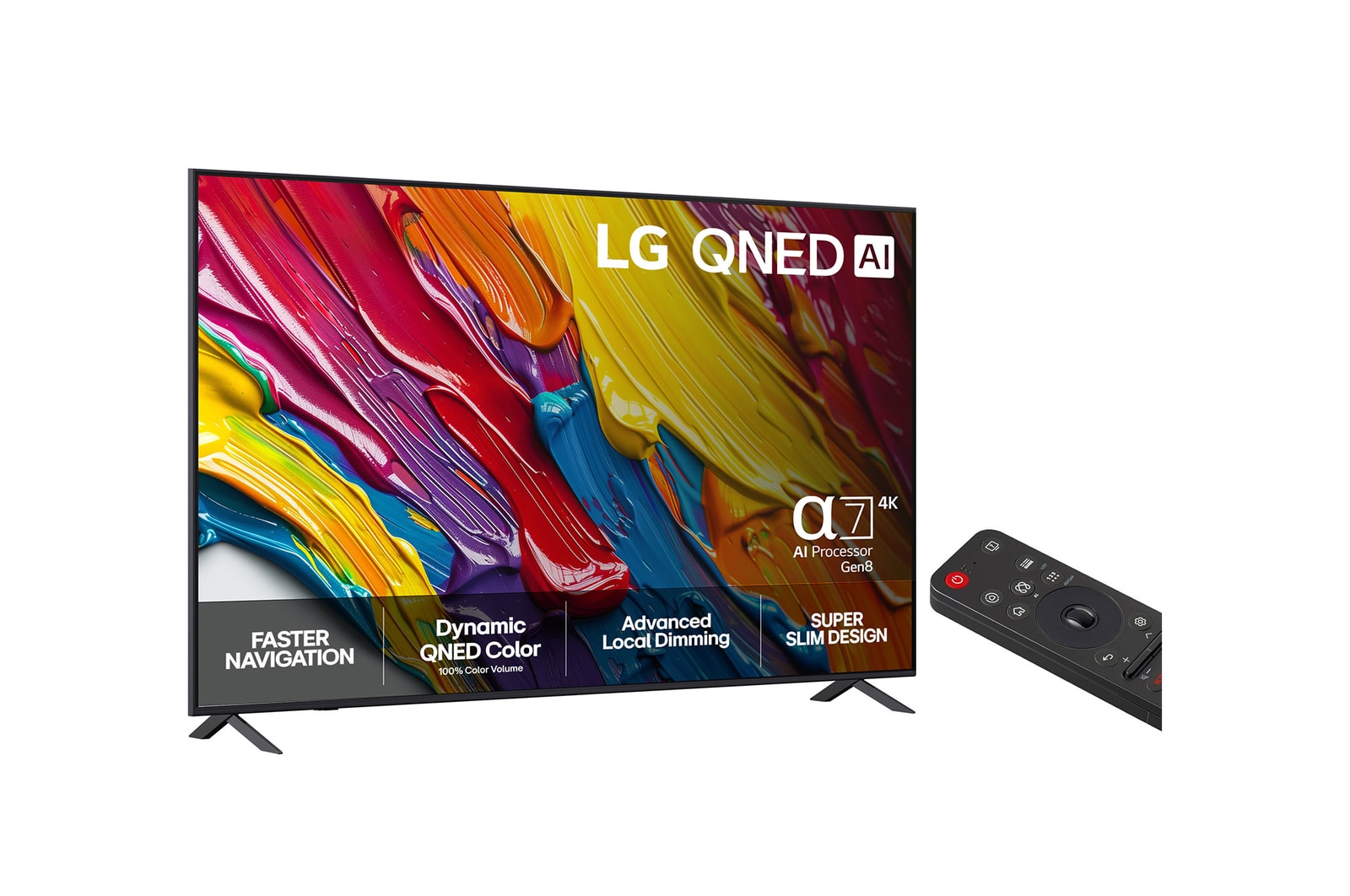 LG 86"  QNED AI QNED82 4K Smart TV 2025, 86QNED82A6B