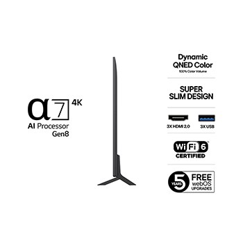 50" LG QNED AI QNED8E 4K Smart TV 2025