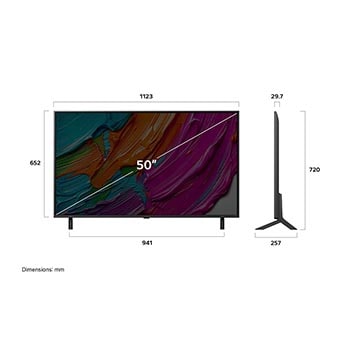 50" LG QNED AI QNED8E 4K Smart TV 2025