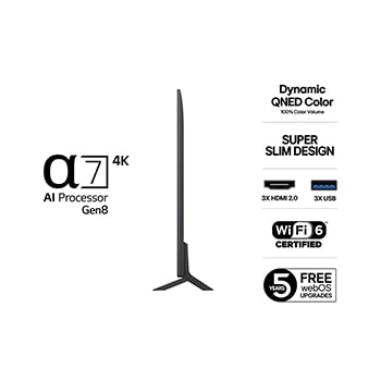 65" LG QNED AI QNED8E 4K Smart TV 2025