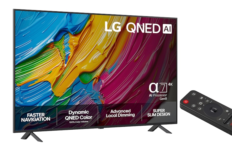 65" LG QNED AI QNED8E 4K Smart TV 2025