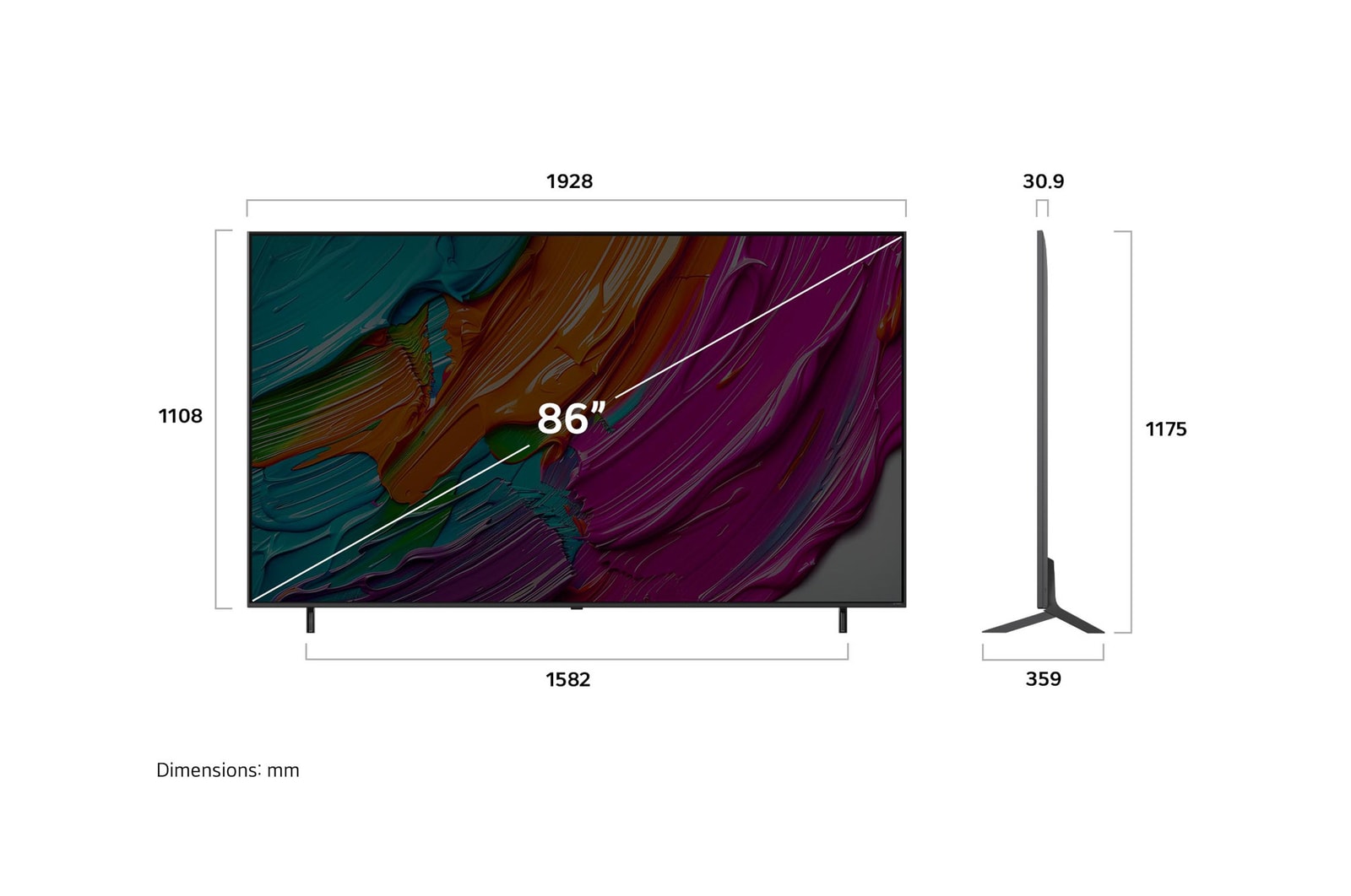 86" LG QNED AI QNED8E 4K Smart TV 2025