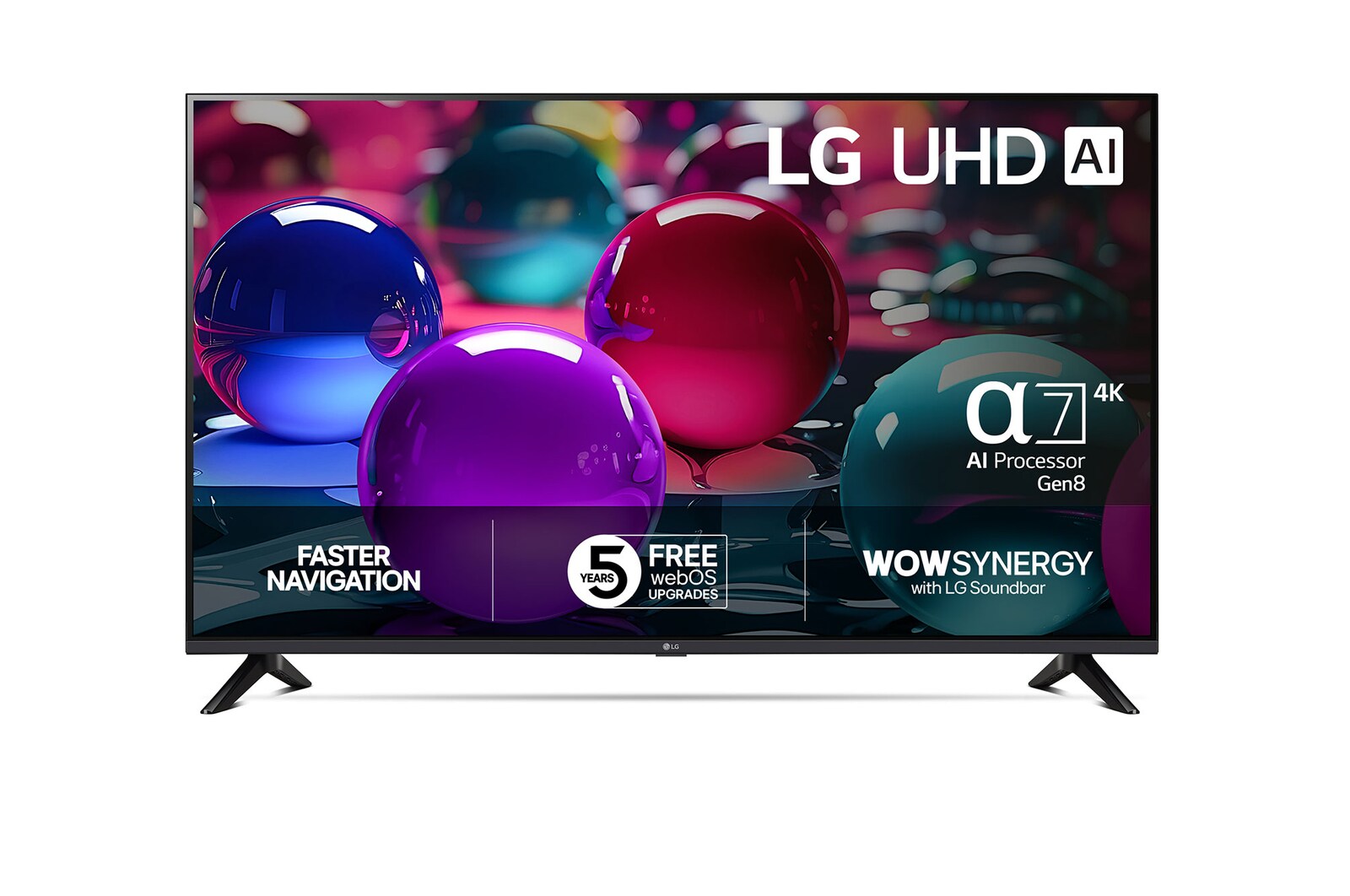 43” LG UHD AI UA73 4k Smart TV 2025