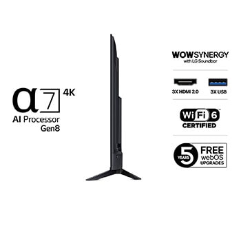 43” LG UHD AI UA73 4k Smart TV 2025