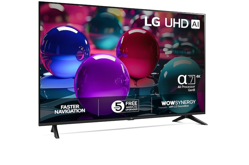 50” LG UHD AI UA73 4k Smart TV 2025
