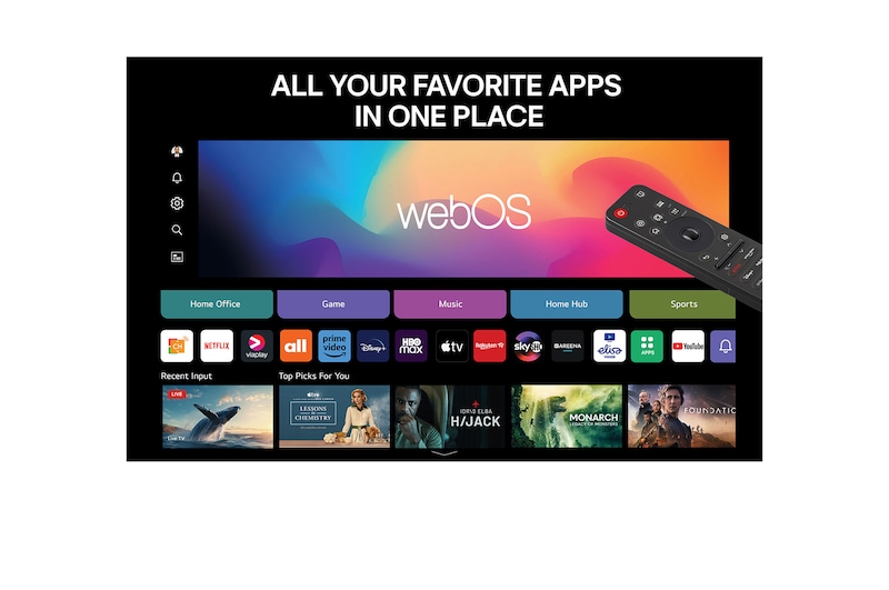 50” LG UHD AI UA73 4k Smart TV 2025