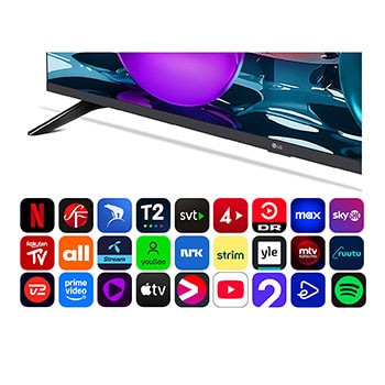LG 50” LG UHD AI UA73 4k Smart TV 2025, 50UA73006LA