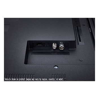 65” LG UHD AI UA73 4k Smart TV 2025 port view