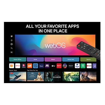 65” LG UHD AI UA73 4k Smart TV 2025 USB cards