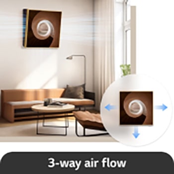 2.5kW ARTCOOL NewGallery Special Wall Mounted Air Conditioner Full Frame Photo Display