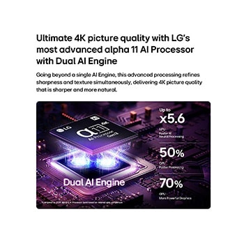 LG OLED evo AI G6 med Reflection Free Premium viser en sammenligning side om side med en mat antireflekterende visning, der holder det sorte billede af en jaguar klart med dybe sorte nuancer og fin tekstur, især i lyse omgivelser, med et Intertek-certificeringsmærke vist.