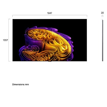 LG 83" OLED evo Gallery G6 4K AI TV - 2026